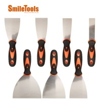 Smiletools 7 Pcs Carbon Steel 1-5 Inch Putty Knife Set Drywall Knife Painter Tool