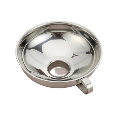 Large Stainless Steel Funnels For Kitchen,With 1 Pack Removable Filter For Essential Cooking Oils Transferring Liquid